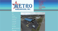 Desktop Screenshot of metrohardwoodsinc.com