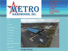 Tablet Screenshot of metrohardwoodsinc.com